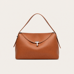 Minimalist Leather Top Handle Bag