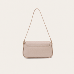 Minimalist Pebbled Leather Flap Bag