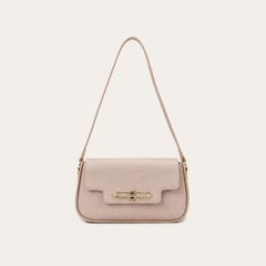 Minimalist Pebbled Leather Flap Bag